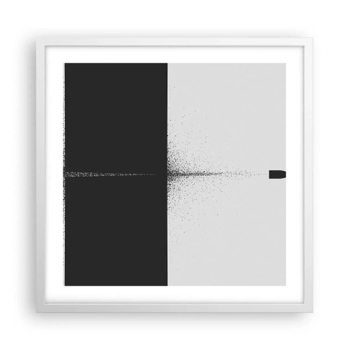 Poszter fekete keretben - Egyenesen a cél felé - 50x50 cm