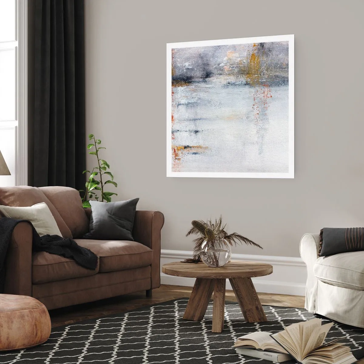 Poszter - A légfüggöny mögött  - 60x60 cm