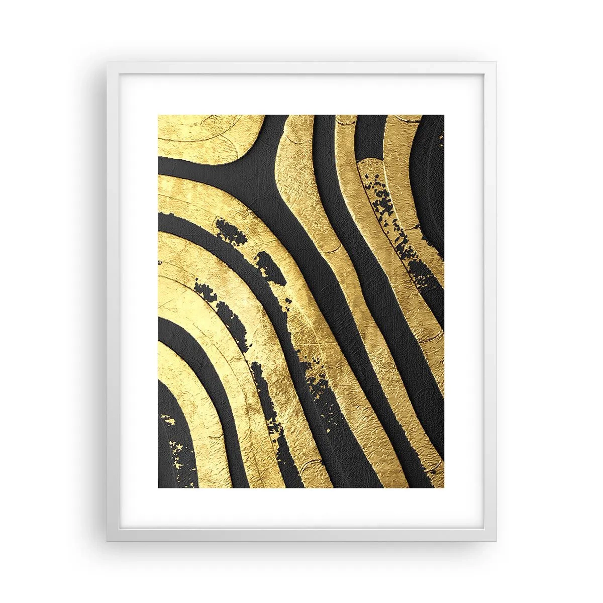 Poszter fekete keretben - Minden folyik - 40x50 cm