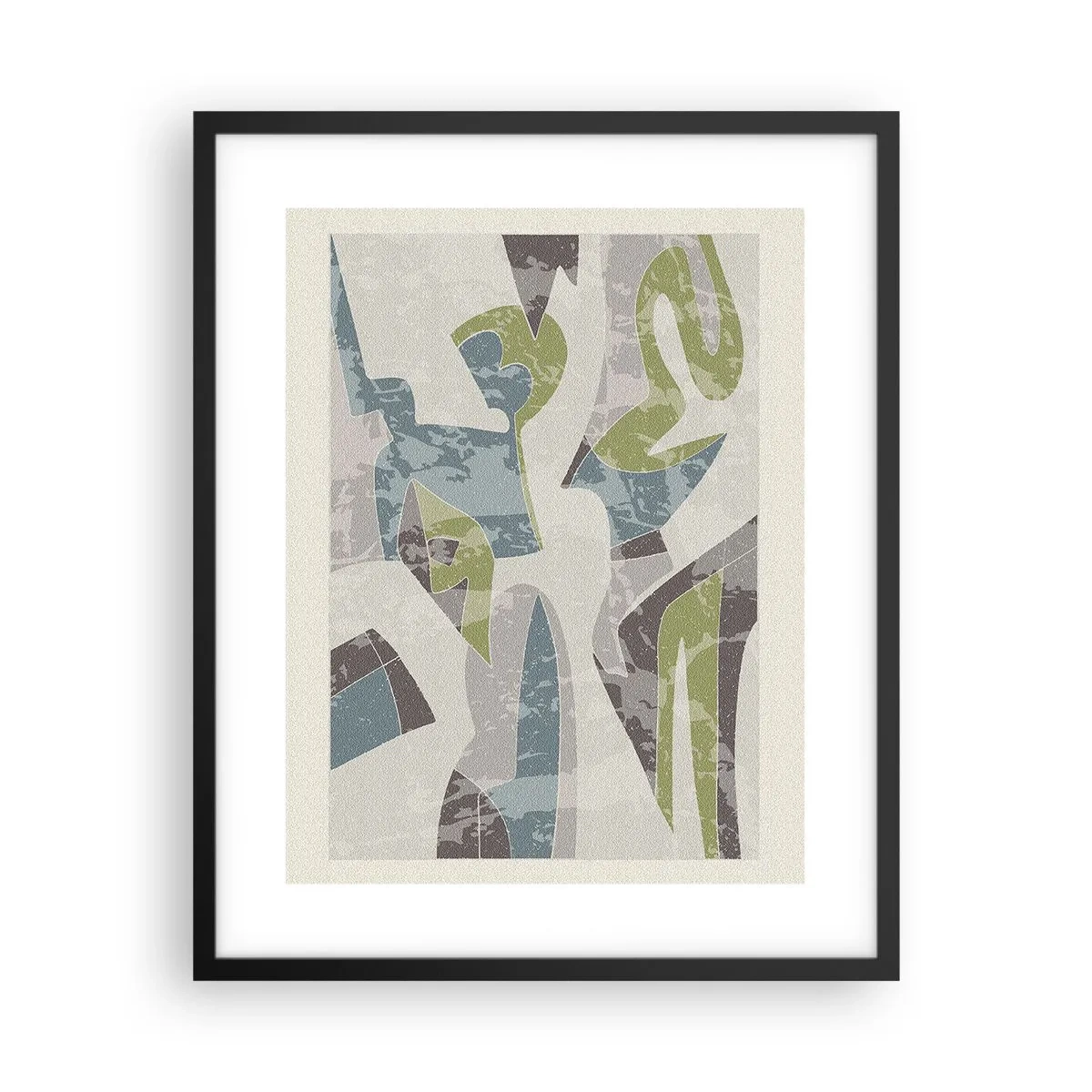 Poszter fehér keretben - Kompozíció üveg mögött - 40x50 cm