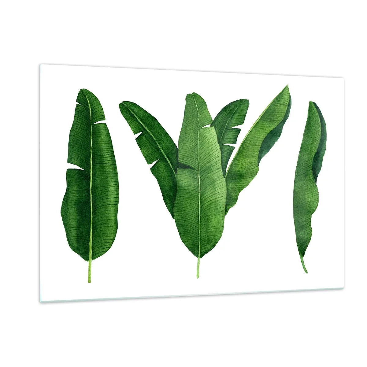 Üveg kép - Zöld szimmetria - 120x80 cm