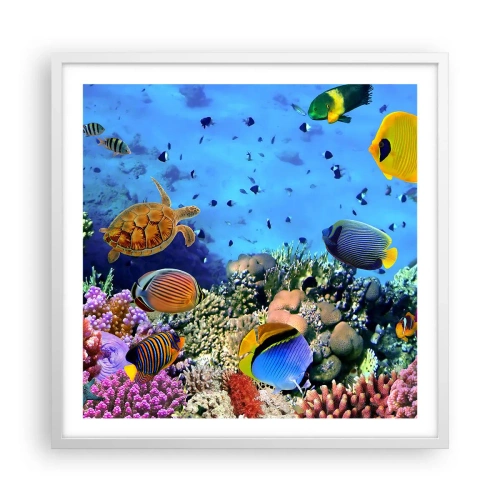 Poszter fekete keretben - És mit tudunk az életről... - 60x60 cm