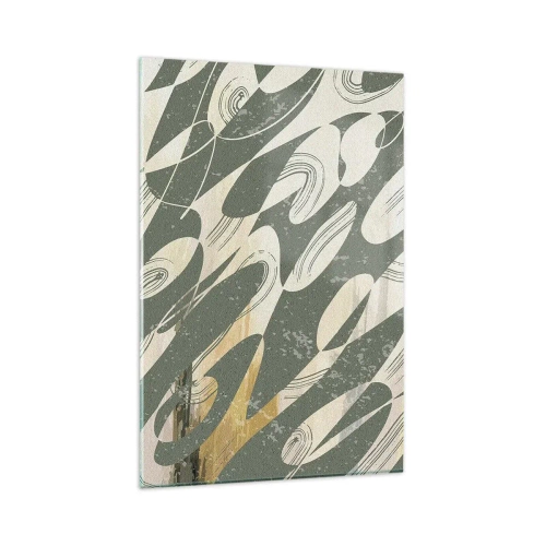 Üveg kép - Ritmikus absztrakció - 80x120 cm