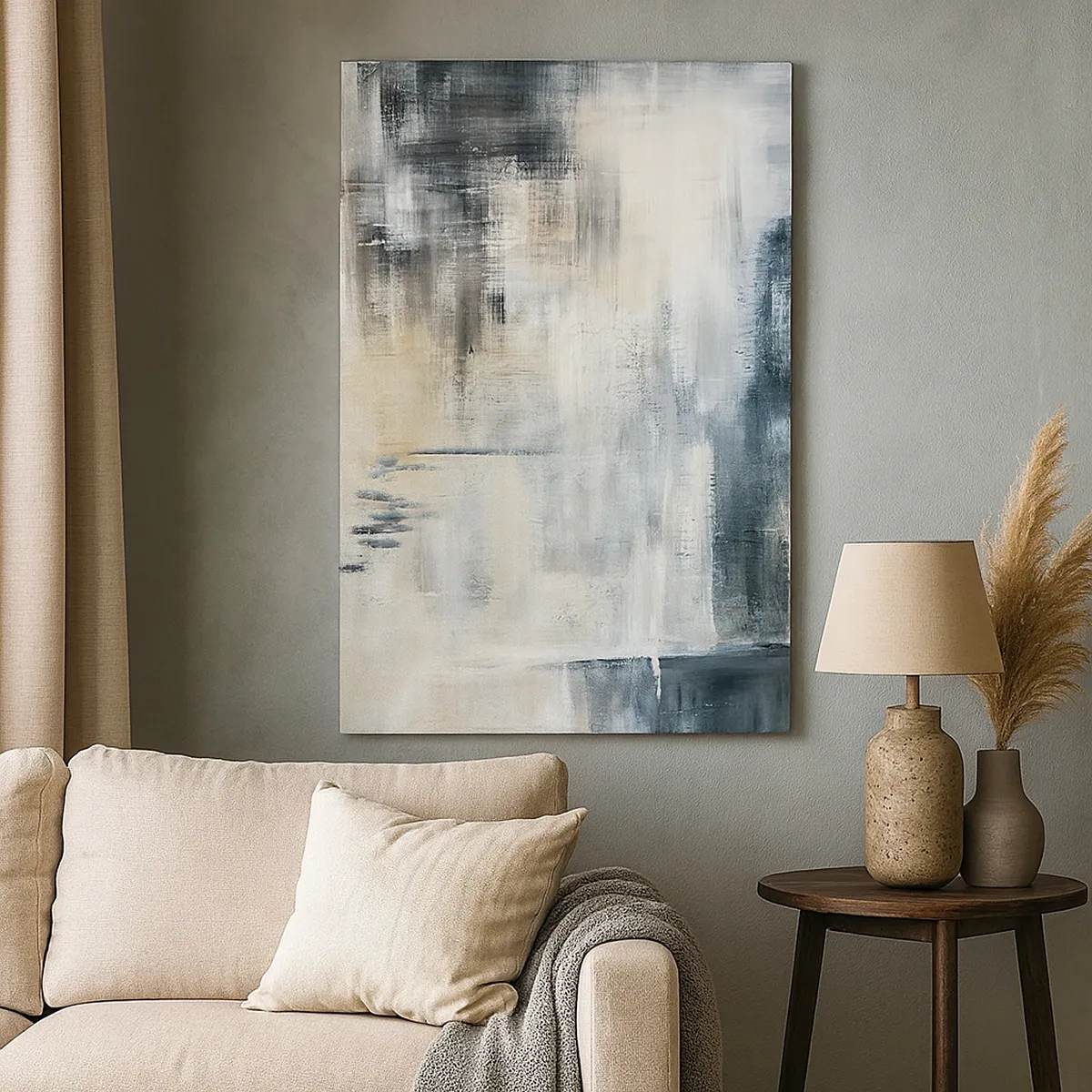 Vászonkép - A kék fátyol mögött - 50x70 cm