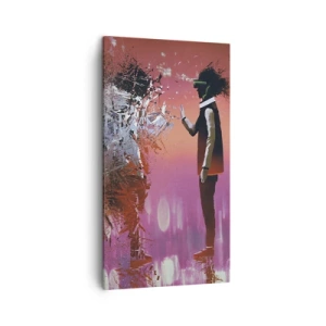 Vászonkép - Tudsz magadba nézni? - 45x80 cm