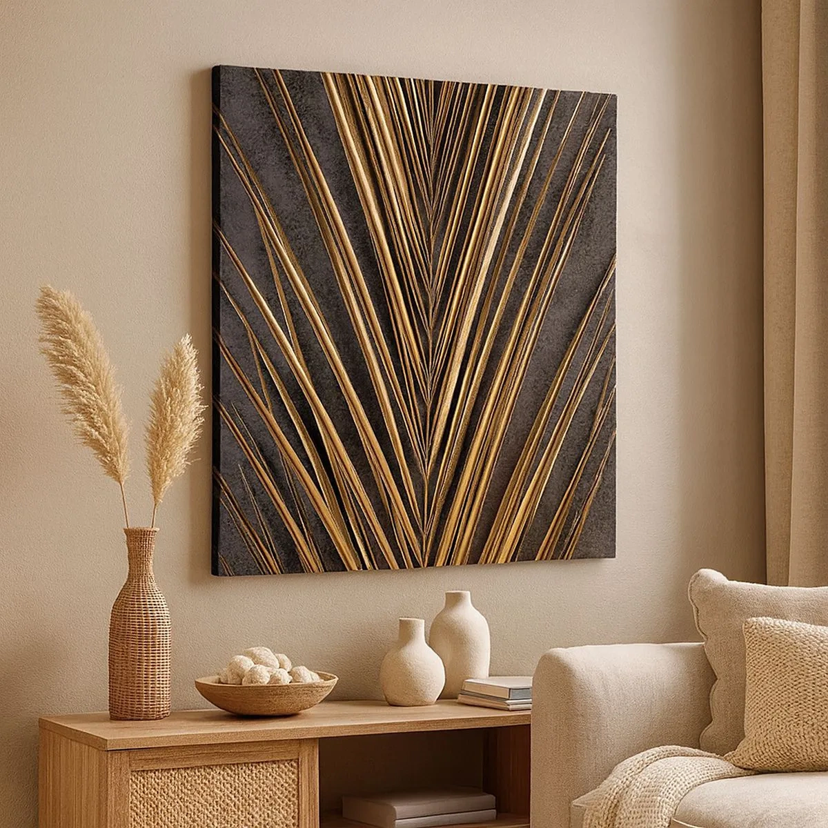 Vászonkép - A trópusok aranya - 30x30 cm