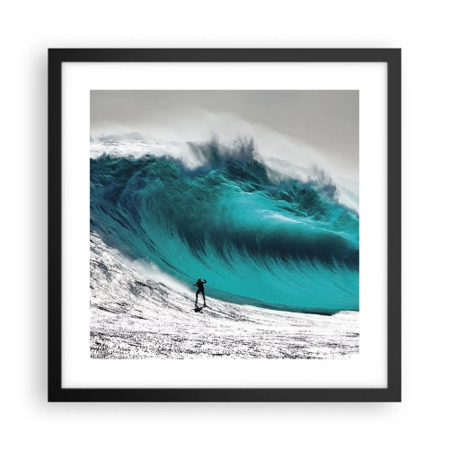 Poszter fehér keretben - Kihívás elfogadva - 40x40 cm