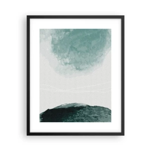 Poszter fehér keretben - Találkozás a köddel - 40x50 cm