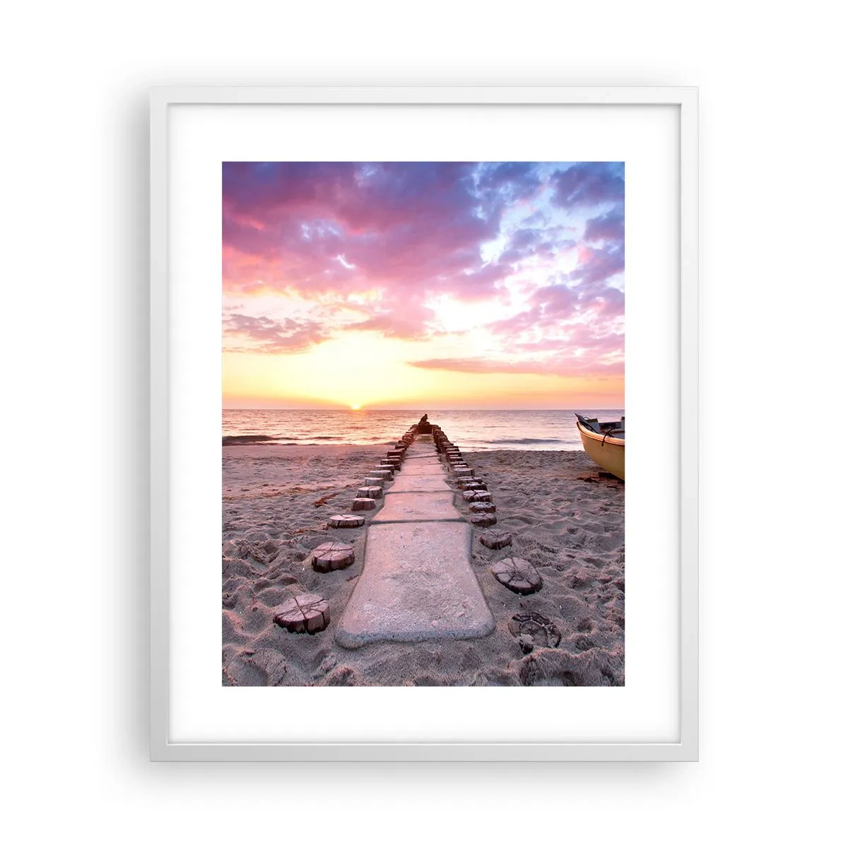 Poszter fekete keretben - Egy pillanatnyi mély élmény - 40x50 cm