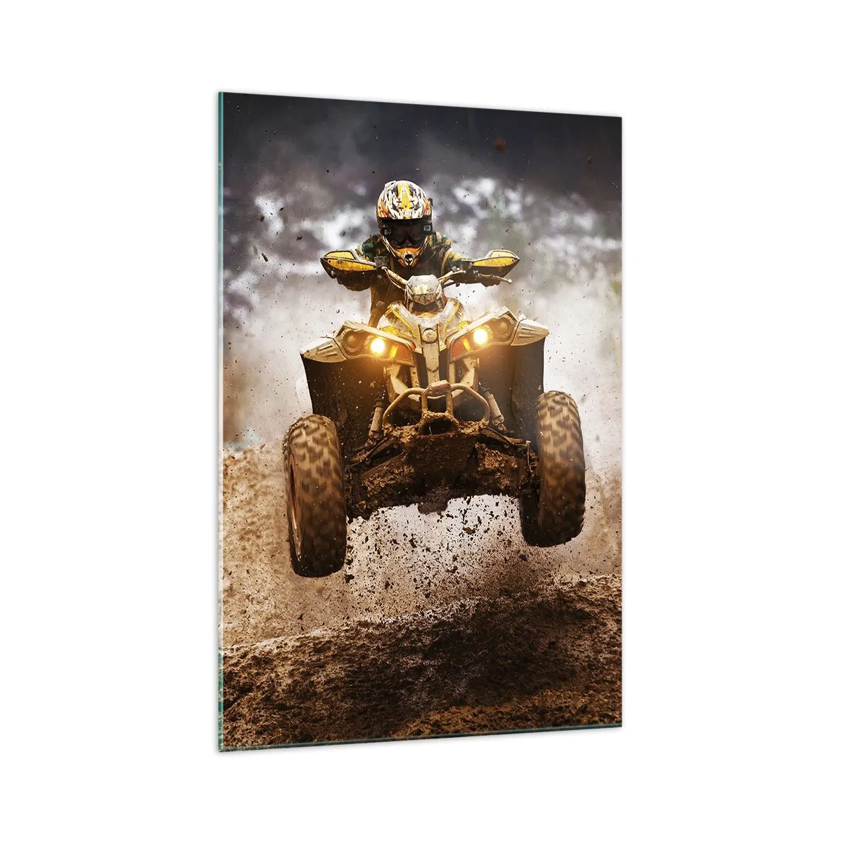 Üveg kép - No risk no fun - 70x100 cm