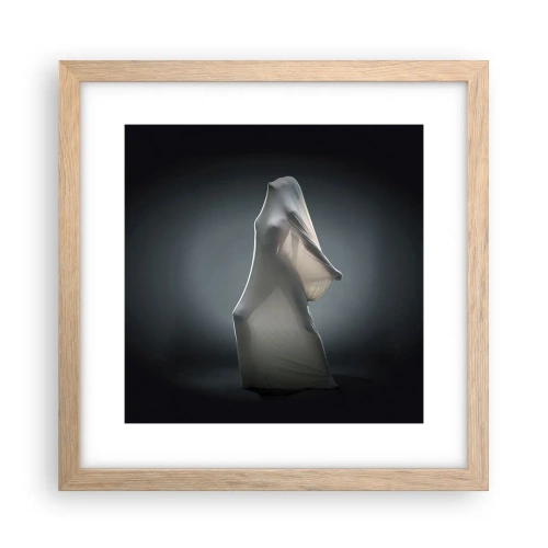 Poszter világos tölgy keretben - Rejtett vágyak - 30x30 cm