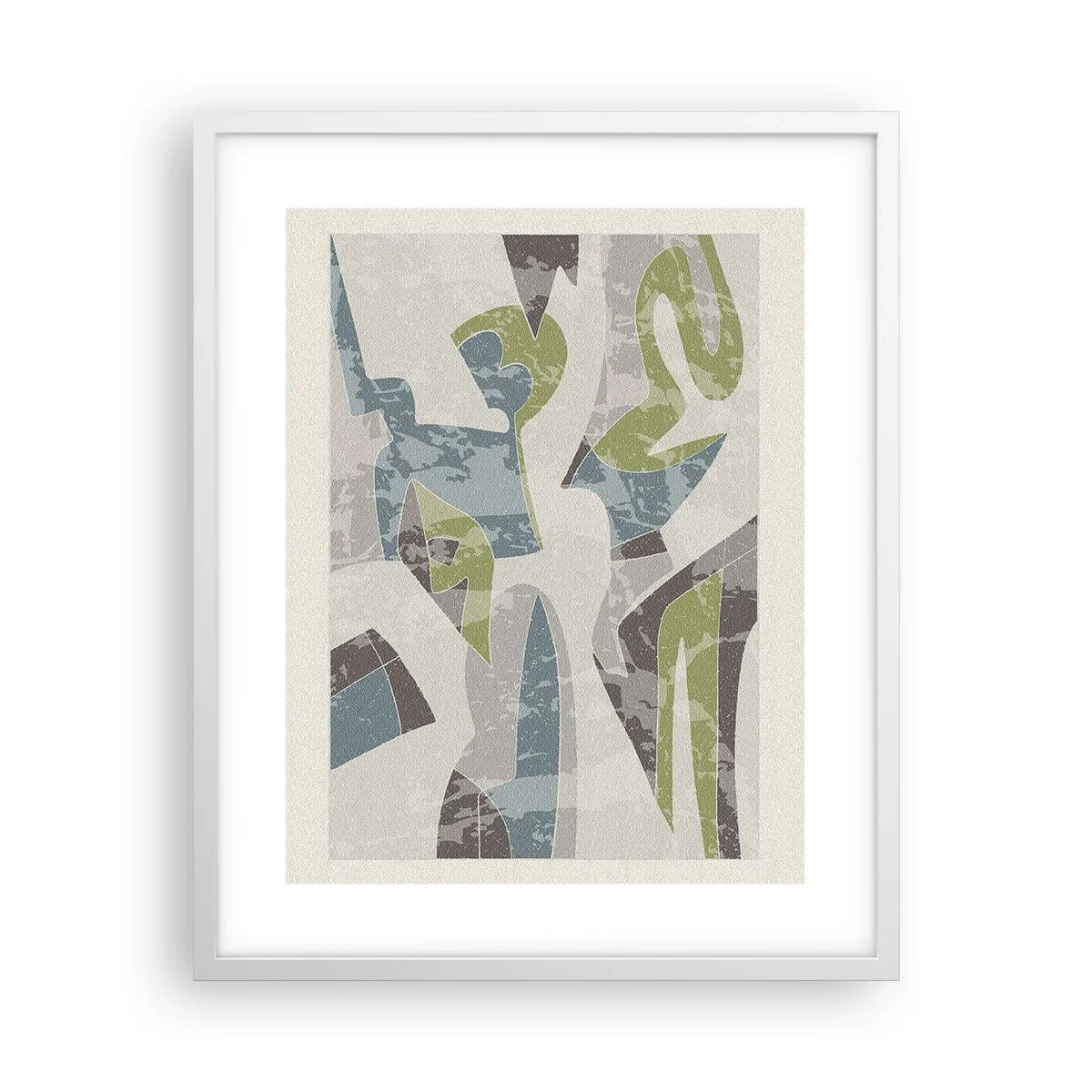 Poszter fekete keretben - Kompozíció üveg mögött - 40x50 cm