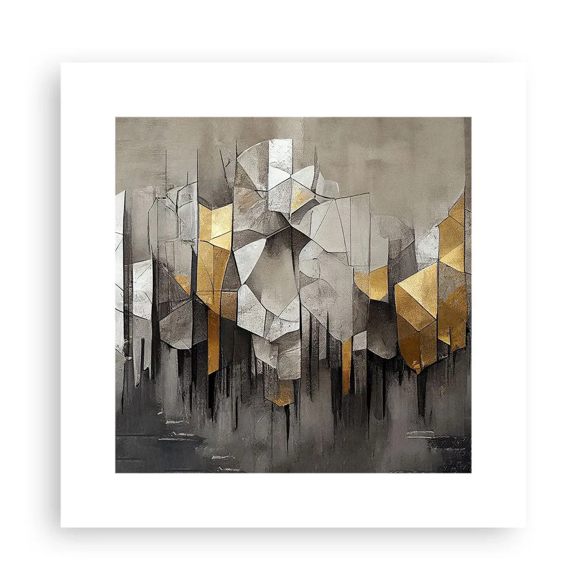 Poszter - Kompozíció jégből és fényből - 30x30 cm