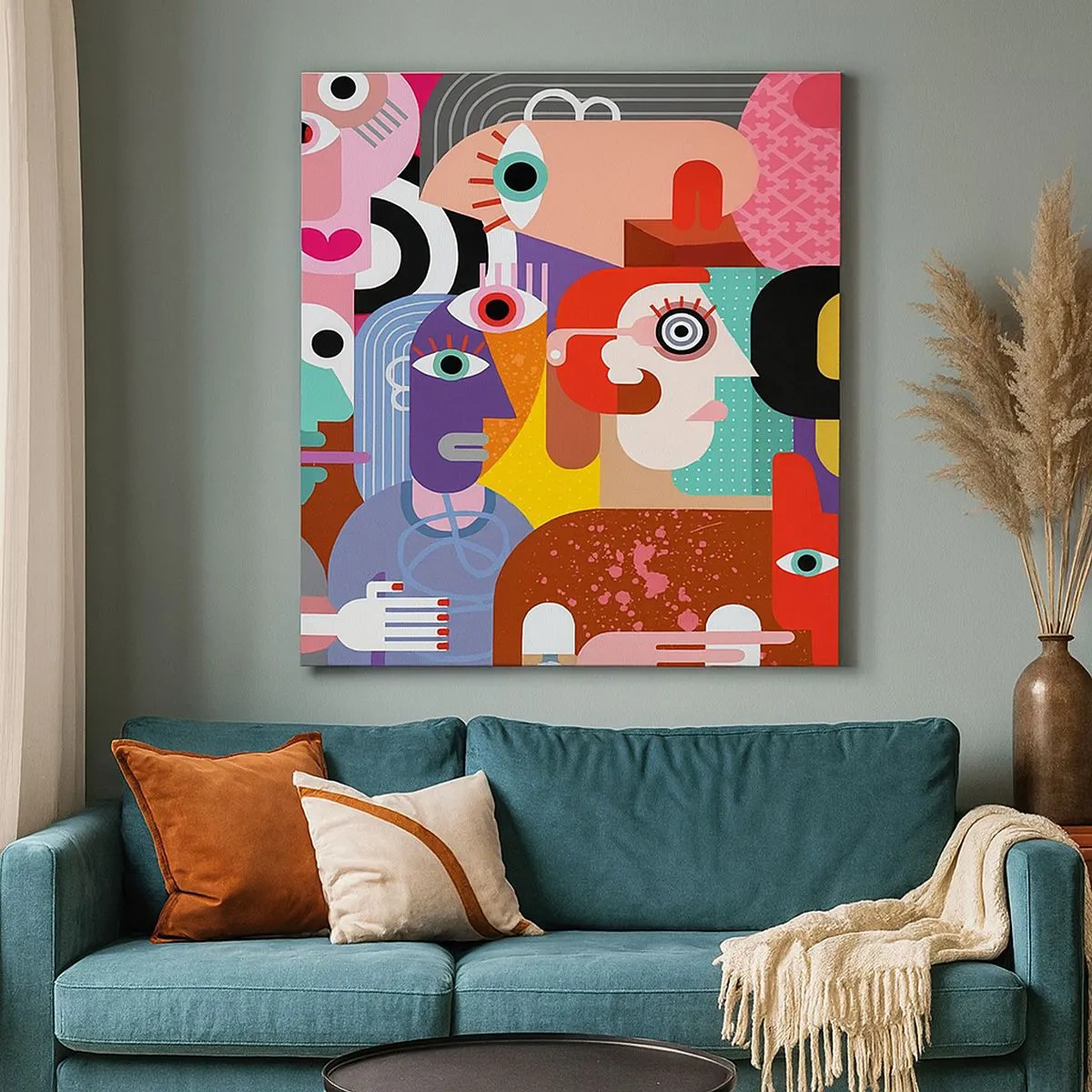 Vászonkép - Picassó úrtól vagyunk - 30x30 cm