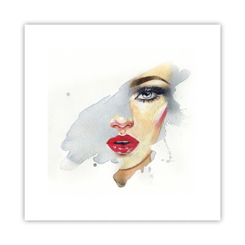 Poszter - Egy vízcsepp tükörkép - 30x30 cm