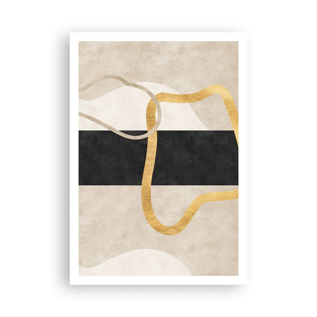 Poszter - Hurkolt formák - 70x100 cm