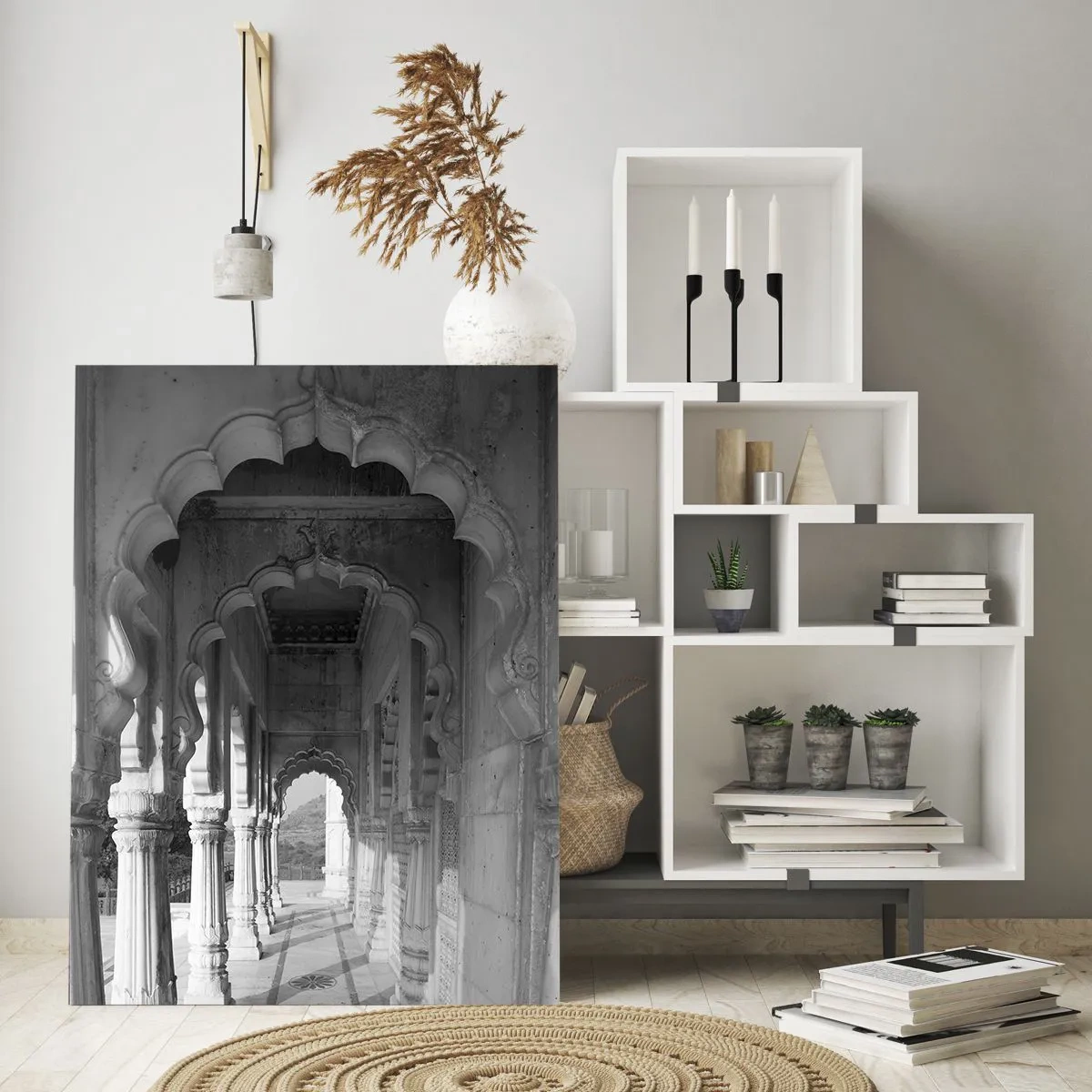 Üveg kép - Itt játszódnak a Kelet meséi - 50x70 cm