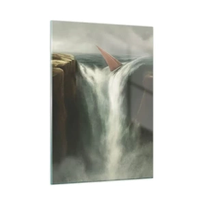 Üveg kép - Az élet óvatossága - 50x70 cm