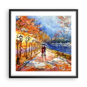 Poszter fehér keretben - Együtt az idő határáig - 50x50 cm