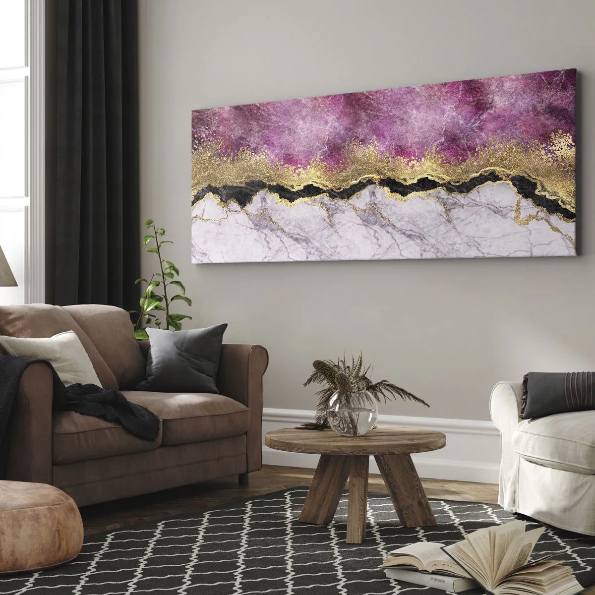 Vászonkép - A határon - 100x40 cm