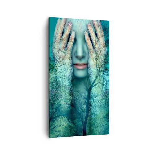 Vászonkép - Kékbe merítve - 45x80 cm