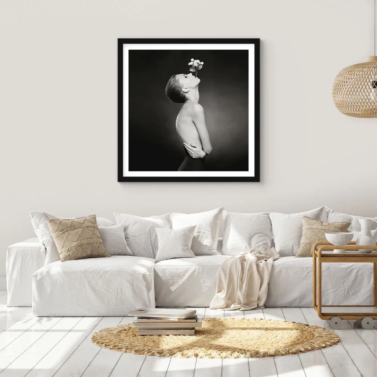 Poszter fehér keretben - Excentrikus elegancia - 60x60 cm