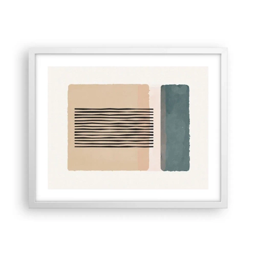 Poszter fekete keretben - Minden rendben - 50x40 cm