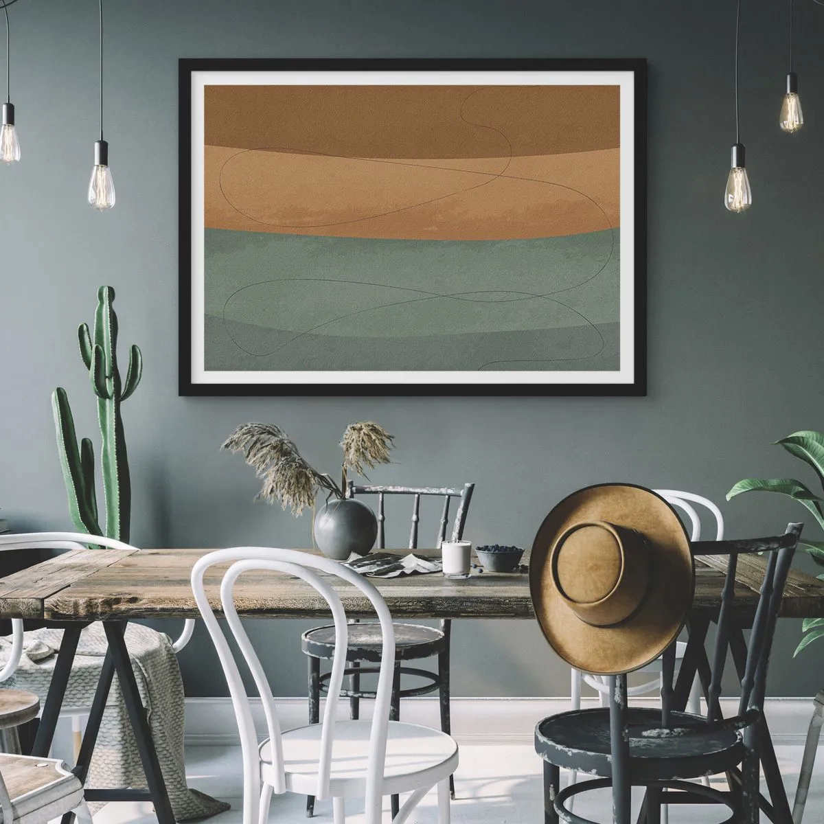 Poszter fehér keretben - Vízszintes kompozíció - 91x61 cm