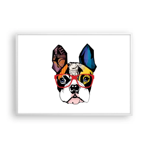 Poszter fekete keretben - Értelmiségi - 100x70 cm