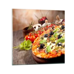 Üveg kép - A tellúros összetevőkből - 70x70 cm