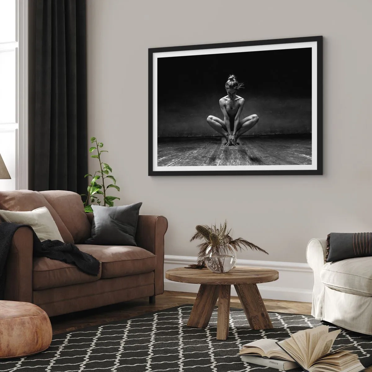 Poszter fehér keretben - A táncenergia koncentrációja - 50x40 cm