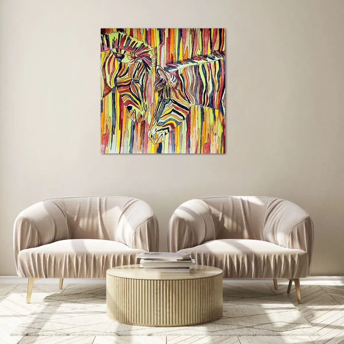 Üveg kép - Szóval te is... - 60x60 cm