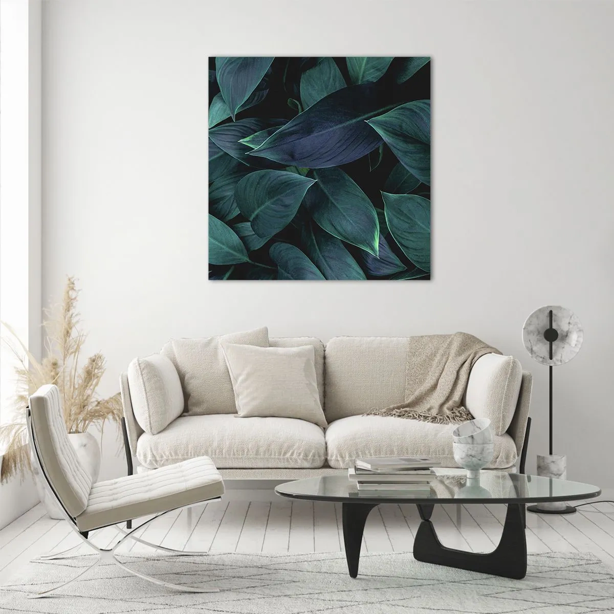 Üveg kép - Maga a zöldellő növényzet - 50x50 cm