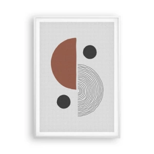 Poszter fekete keretben - A kerék tökéletessége - 70x100 cm