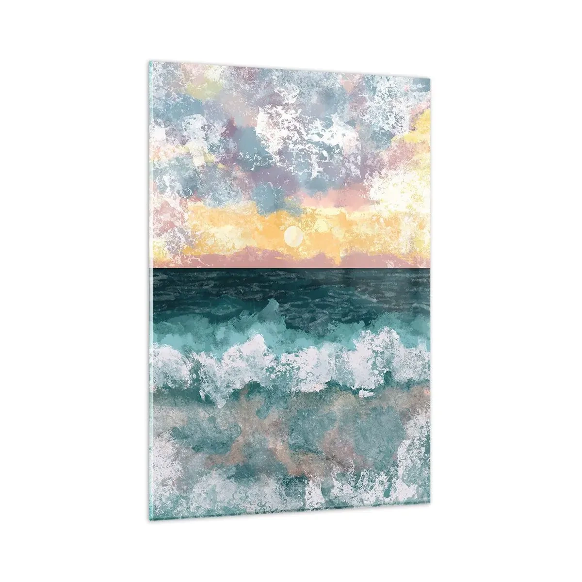 Üveg kép - Víz, fény, levegő - 80x120 cm