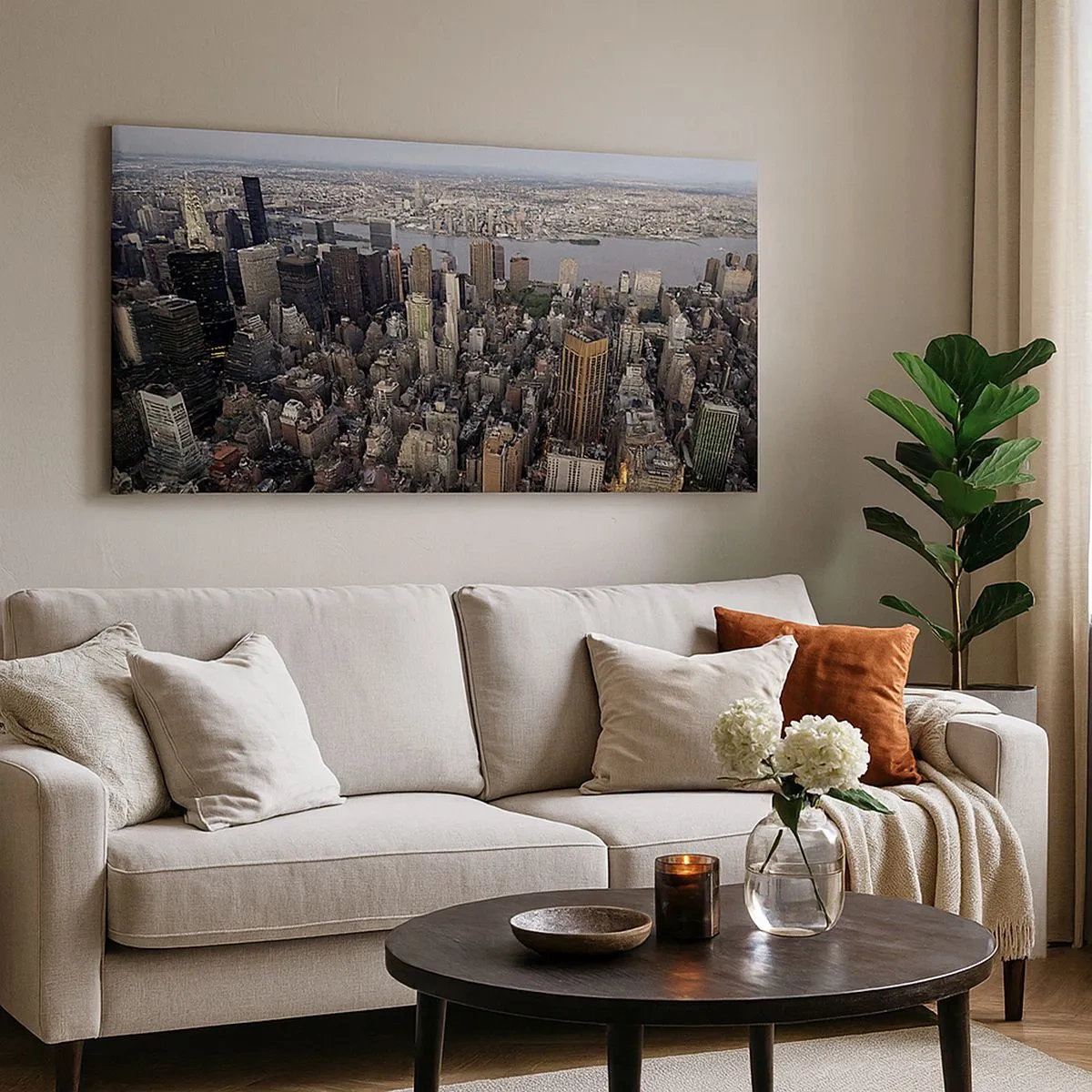 Vászonkép - Korunk dobogó szíve - 100x40 cm