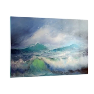 Üveg kép - "A forgószél diadalmasan üvöltött...” - 120x80 cm