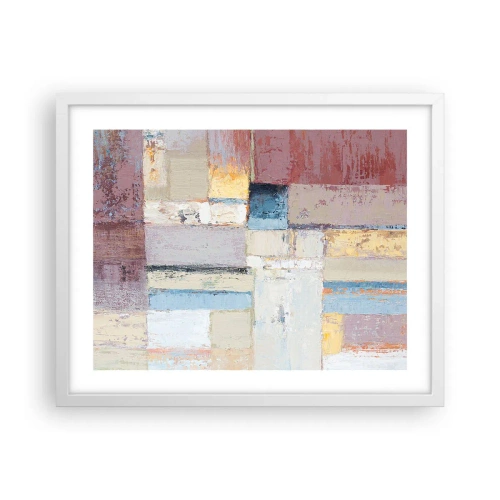 Poszter fekete keretben - A geometria nyugalma - 50x40 cm