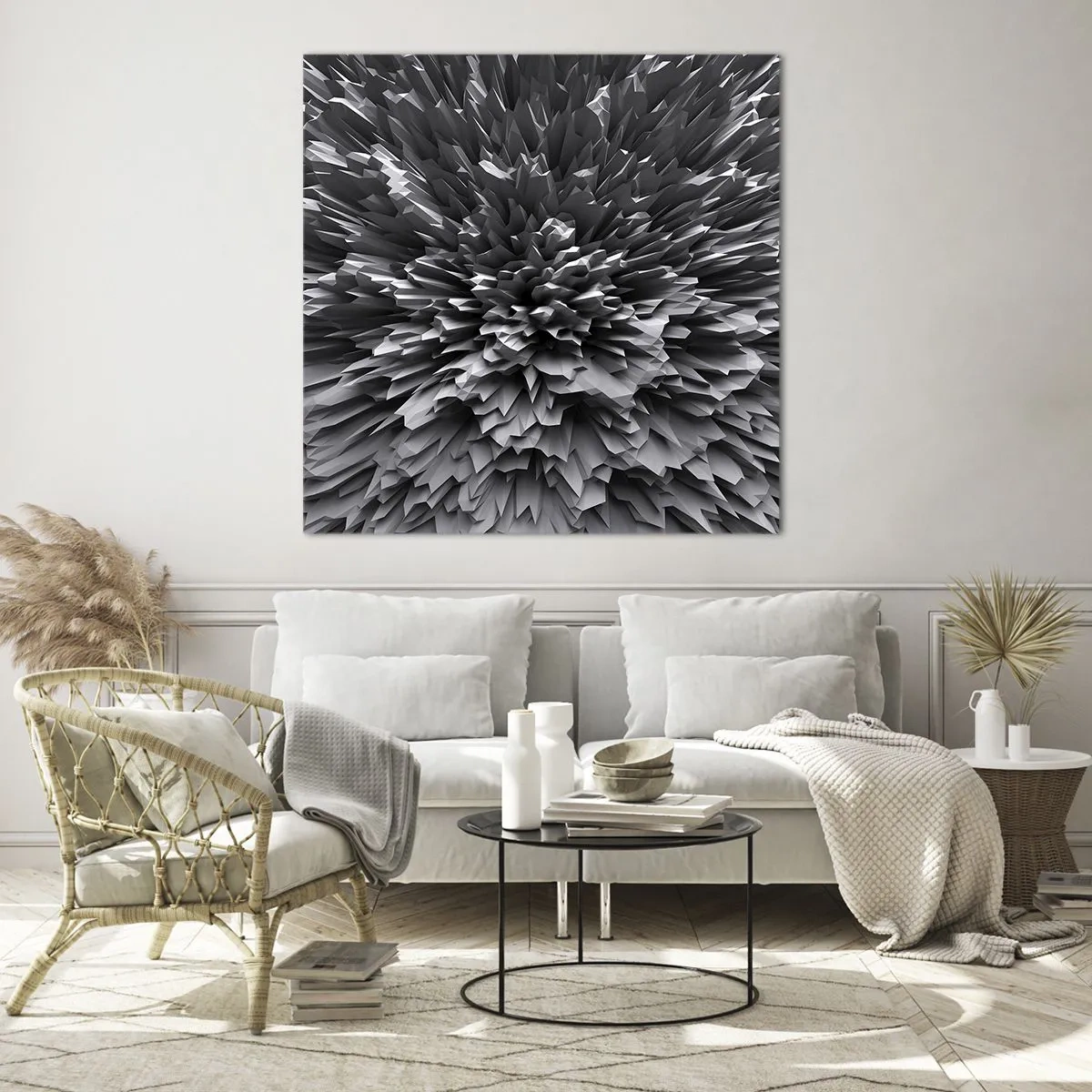 Üveg kép - Ennél élesebb már nem lehet. - 70x70 cm