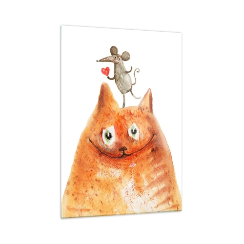 Üveg kép - A szerelem paradoxonjai - 50x70 cm