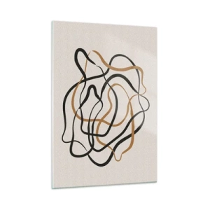 Üveg kép - Minden összezavarodott - 50x70 cm