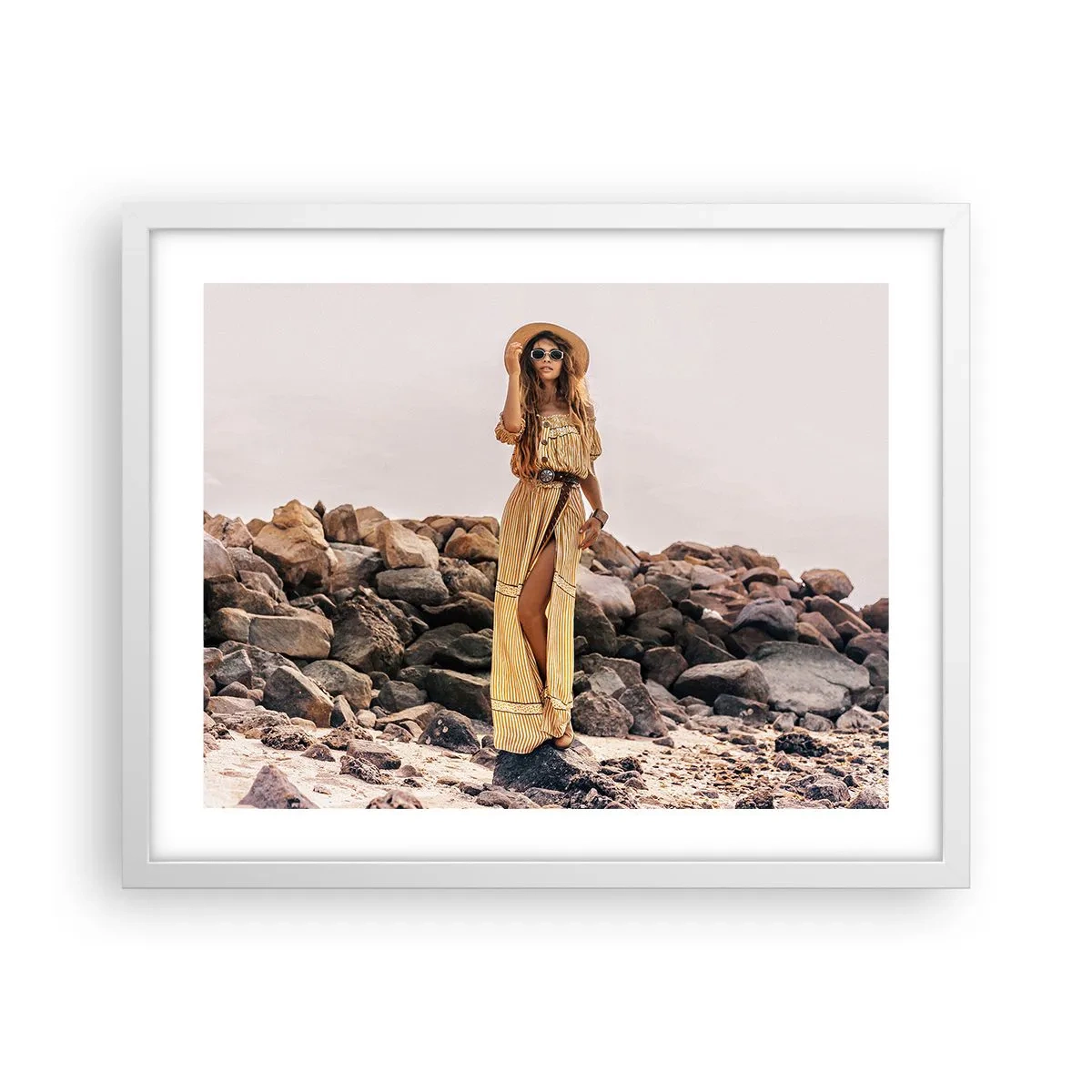 Poszter fekete keretben - A kövek varázsa - 50x40 cm