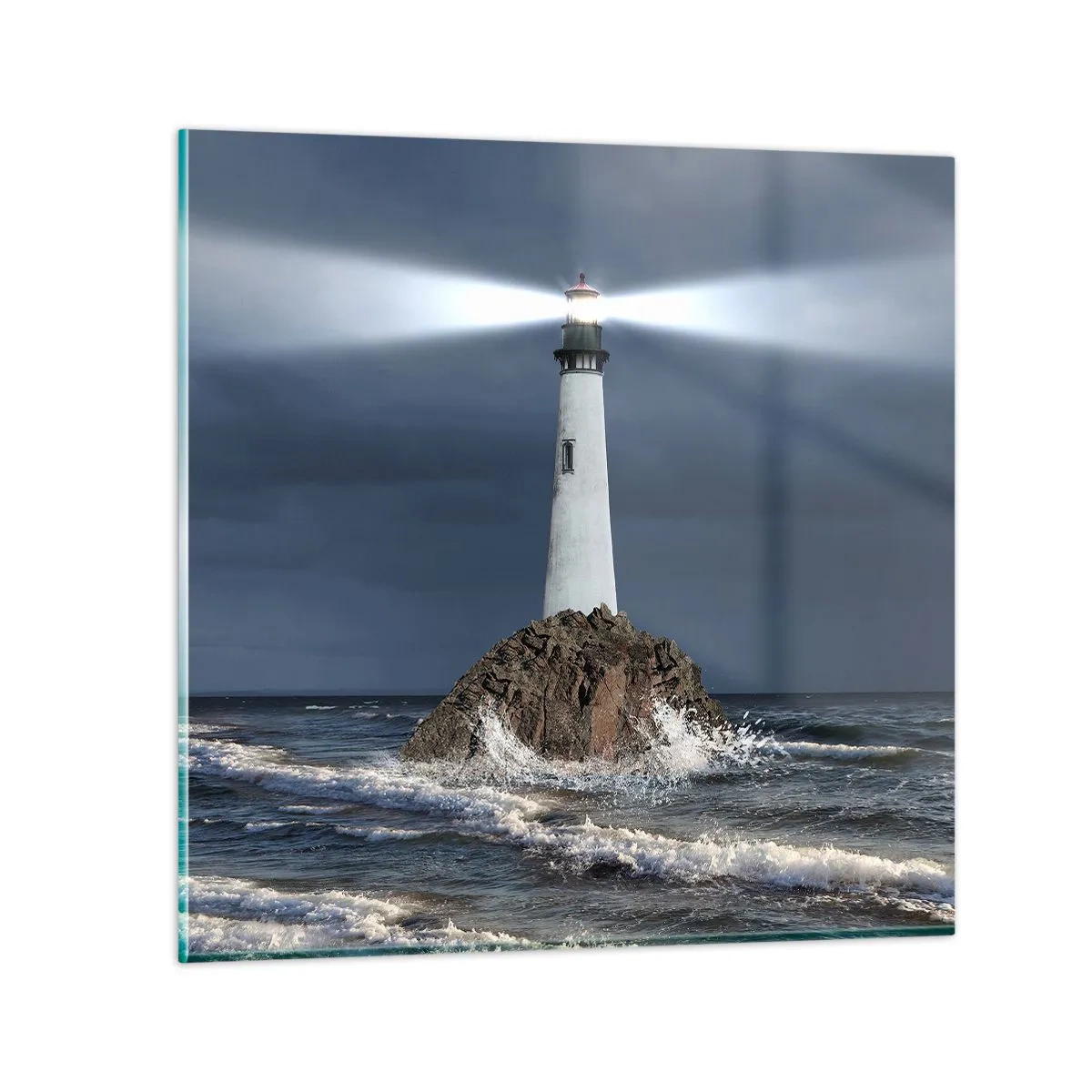 Üveg kép - Ide…ide…itt! - 50x50 cm