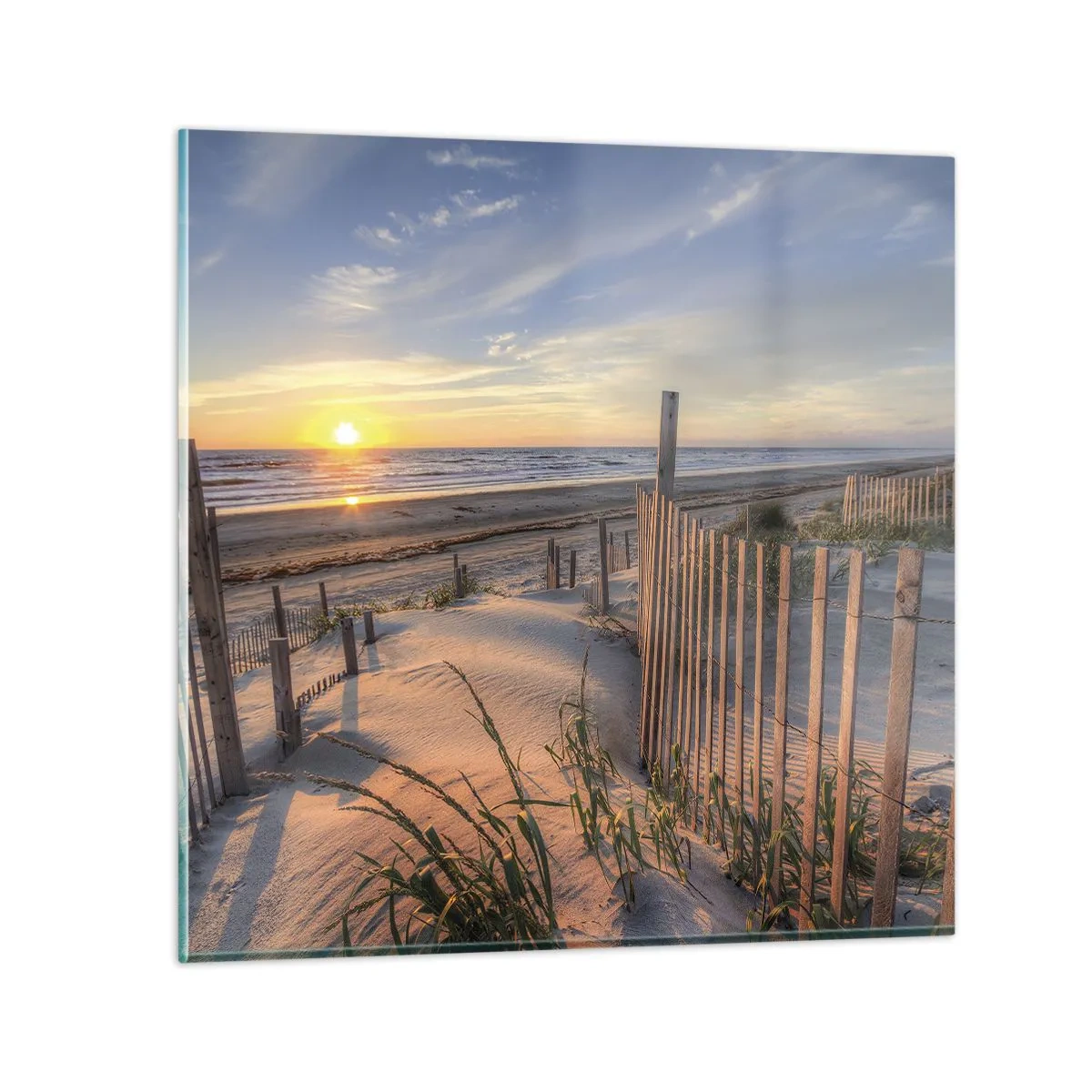 Üveg kép - A szél ragyogása és árnyéka - 40x40 cm