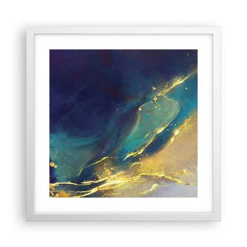 Poszter fekete keretben - Az arany lagúnaövezet - 40x40 cm