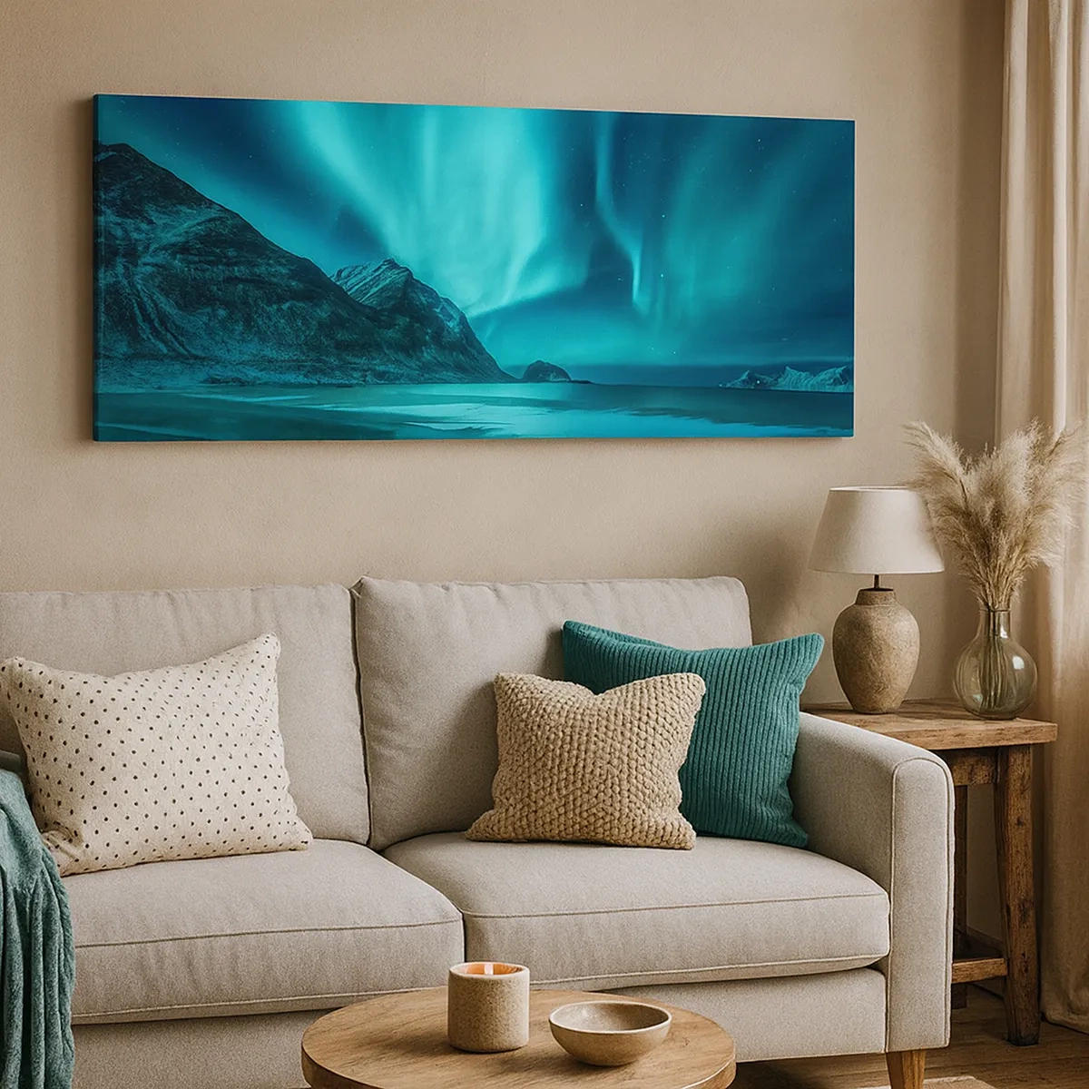 Vászonkép - Észak csodái - 30x30 cm