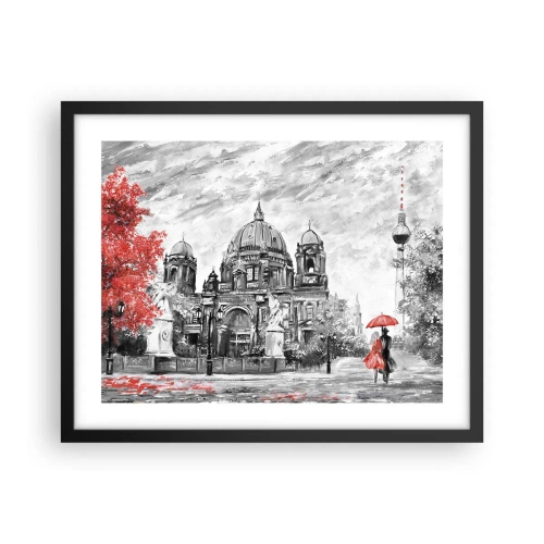 Poszter fehér keretben - Berlini találkozó - 50x40 cm