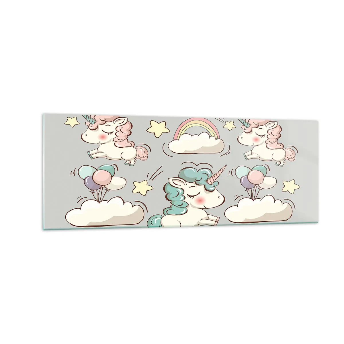 Üveg kép - Biztosan léteznek... - 140x50 cm