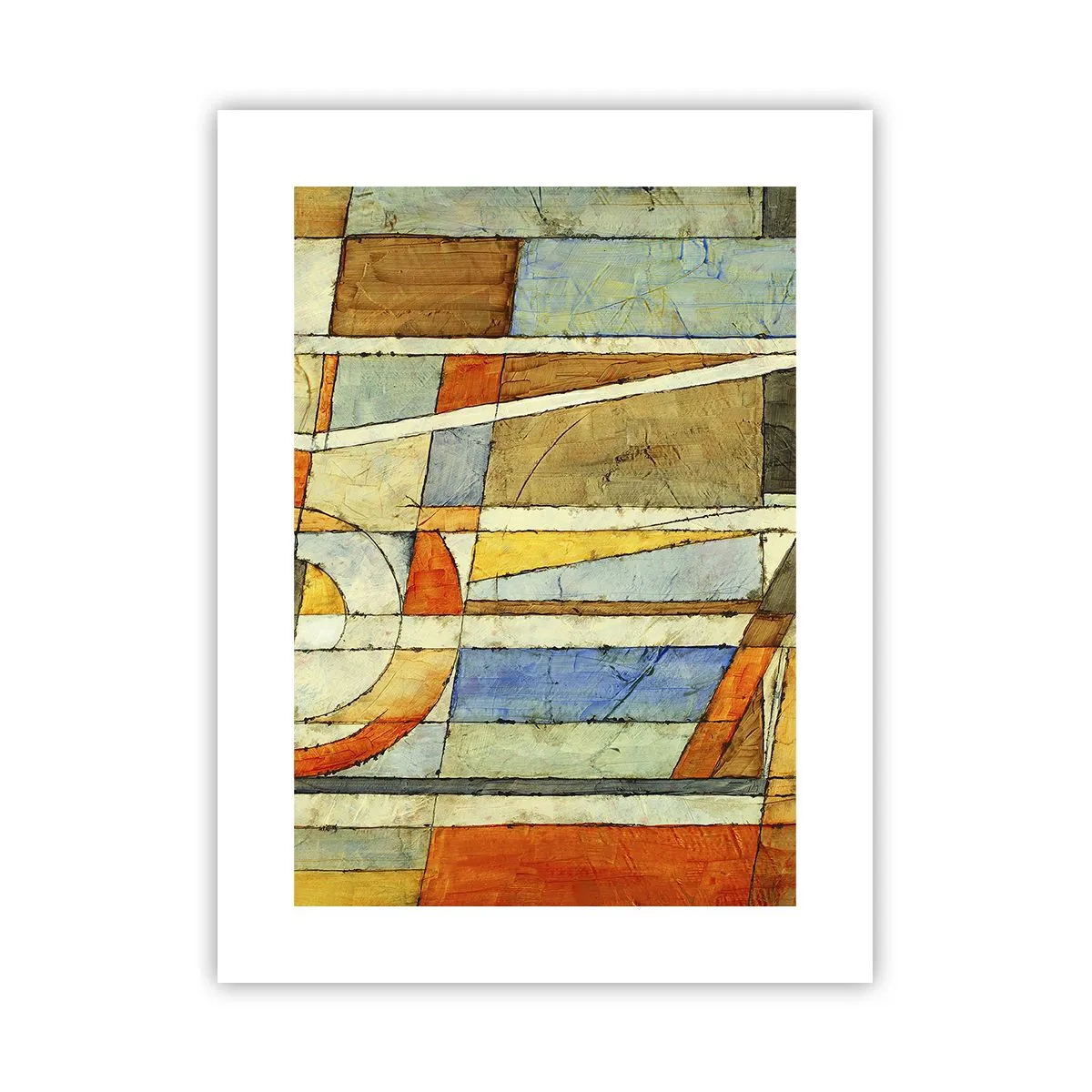 Poszter - Kubizmus az építkezésen - 30x40 cm