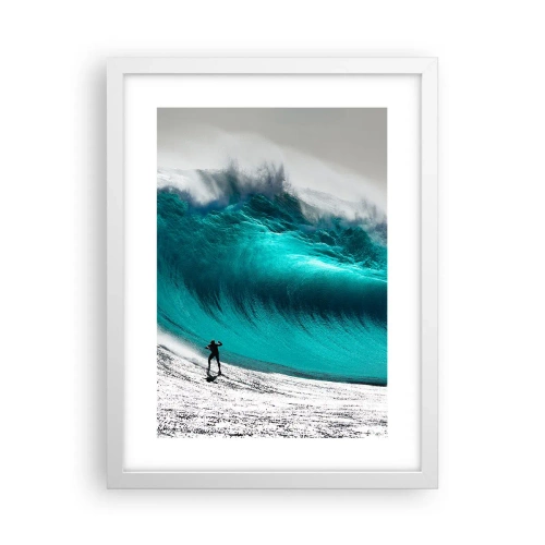 Poszter fekete keretben - Kihívás elfogadva - 30x40 cm